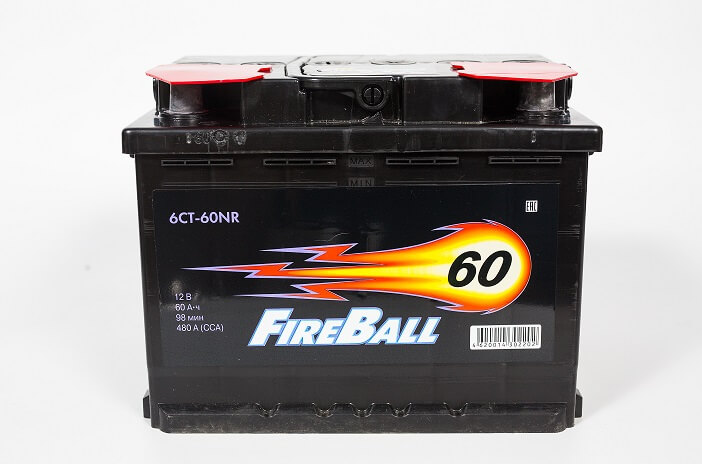 Аккумулятор автомобильный  Fire Ball NR 60 АЧ обратная полярность, код: у5640