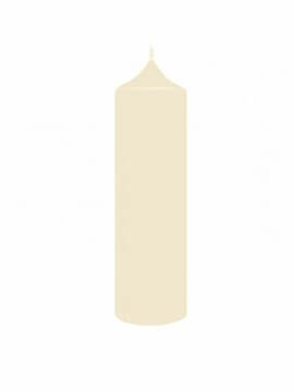 Свечи  Хозяйственные пеньковые большие/40 шт АРТ,1-12 (Ф*), код: т5545