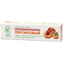 Крем для лица Персиковый 40 гр Невская Косметика, код: с8997