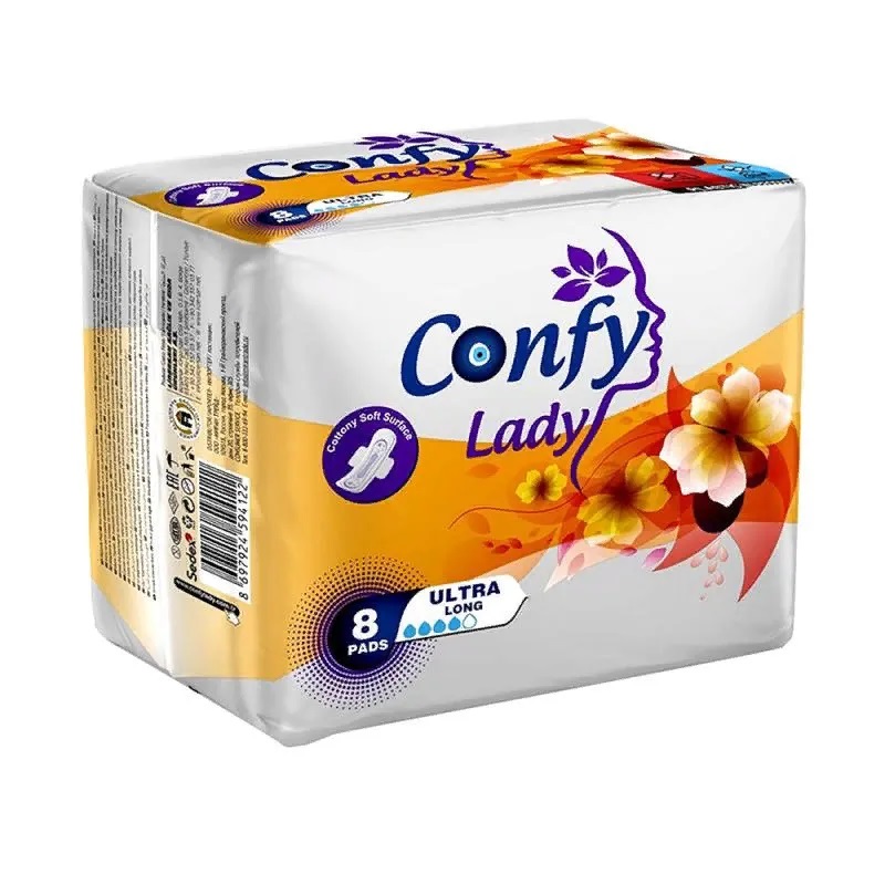 Прокладки Confy Lady ультра длинные 8 шт/24 шт, код: у9565
