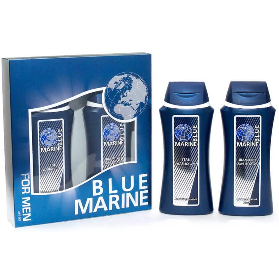 Набор М SPA blue Marine (шамп 250мл+гель д/душа 250мл)/12шт (Ф*), код: у6840