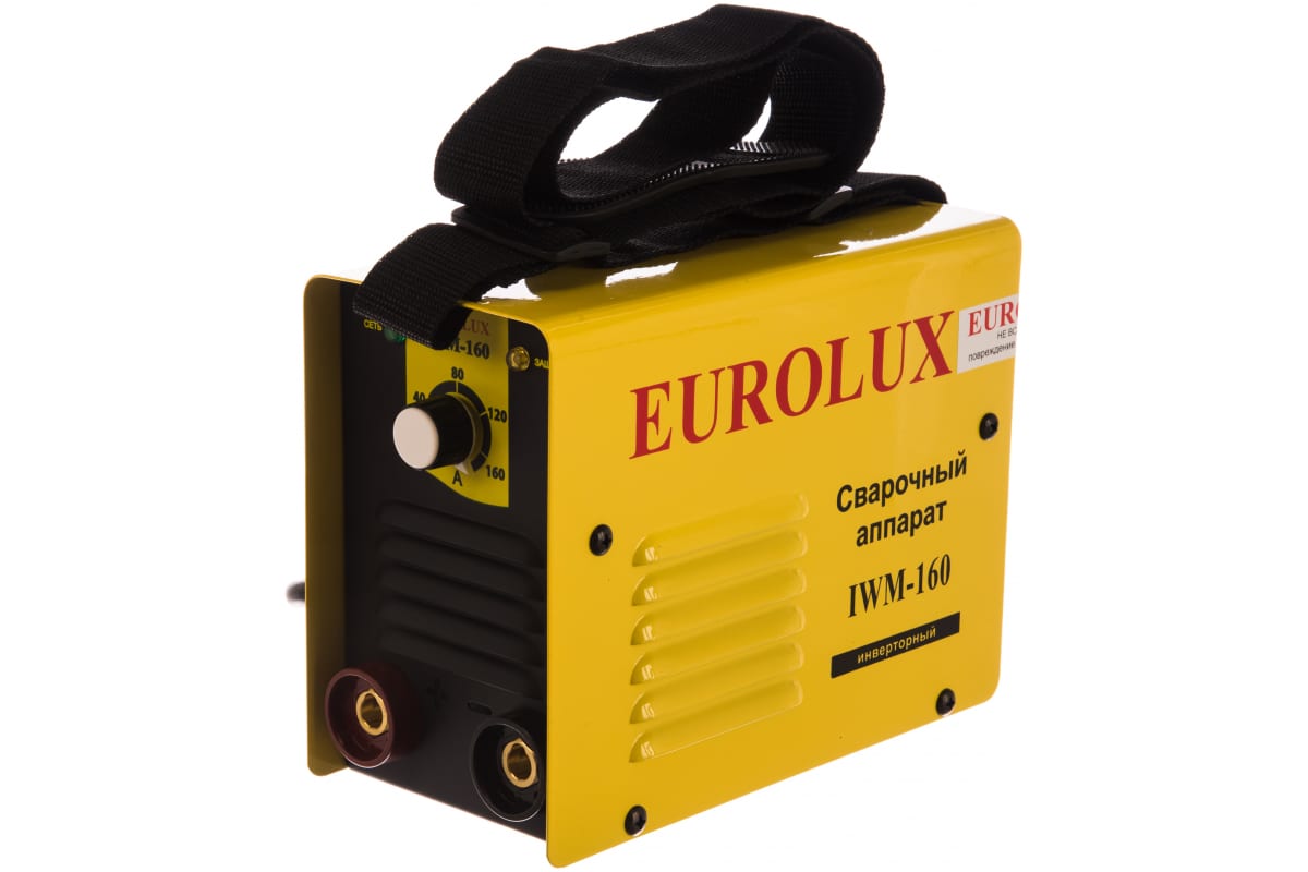 Сварочный аппарат инверторный EUROLUX IWM160 65/26 (Ф*), код: с8106