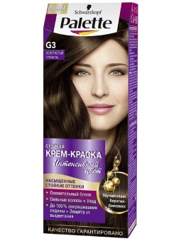 Краска для волос Palette G3 золотистый трюфель, код: Р8287