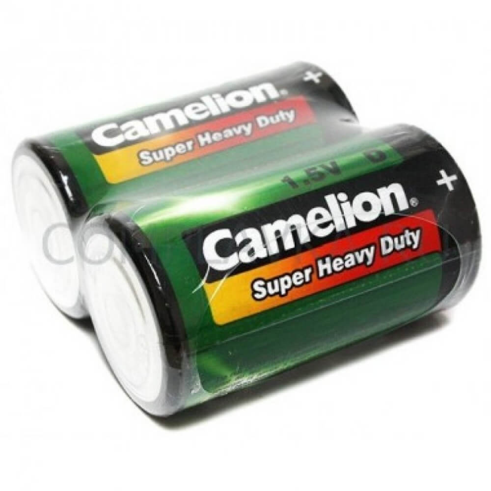 Батарейки средние Camelion HEAVY DUTY GREEN R14 спайка 2шт/12шт цена за спайку** (Ф*), код: Т5004