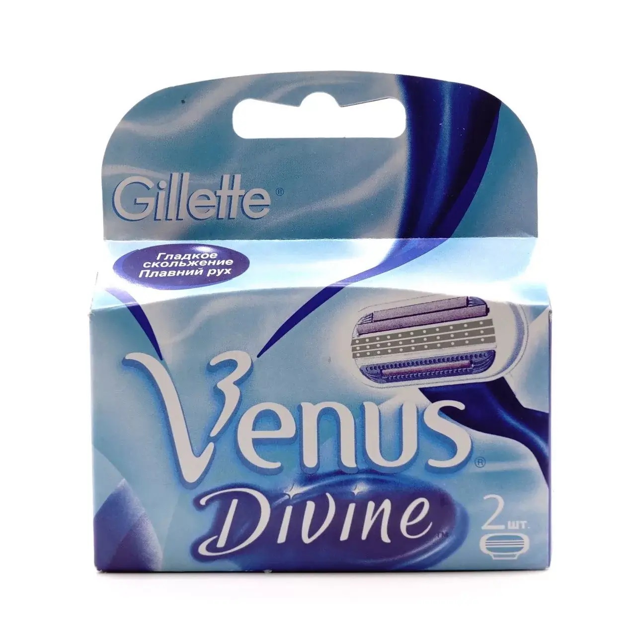 Лезвие кассеты GiIIette Venus Divine ( 2 шт.) женский (Ф*), код: Р6401