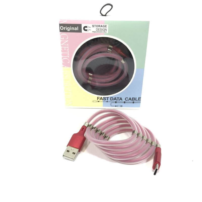 Зарядное кабель ABSORPTION TUPE-C USB М-36 магнитный  антистресс 1м (Ф*), код: у4489
