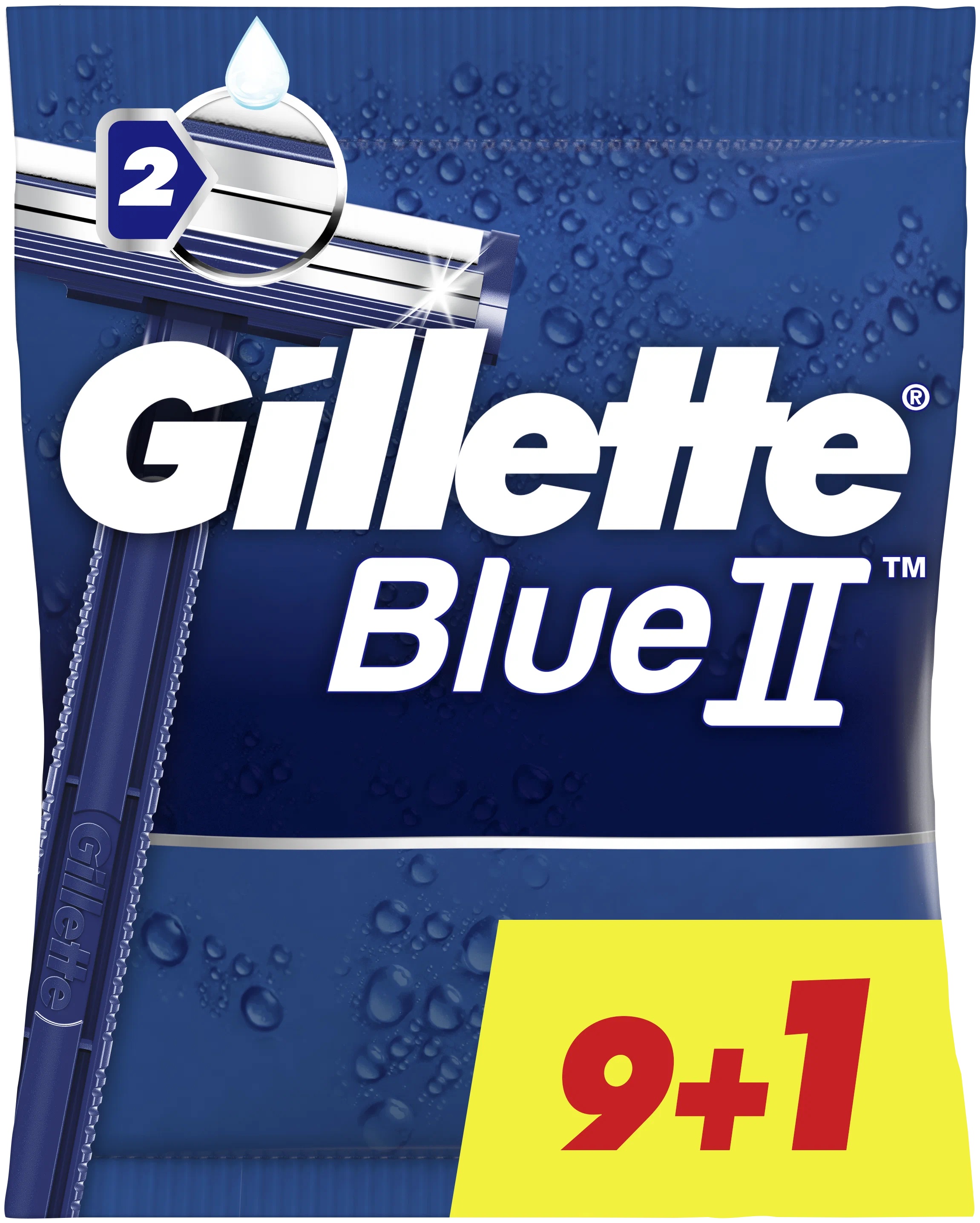 Станок  одн GiIIette BlUEII (в пакете 10шт) муж (Ф*), код: у4341