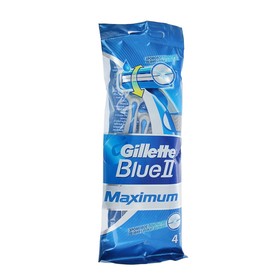 Станок  одн GiIIette BlUEII  (в пакете 4 шт) (Ф*), код: у7817