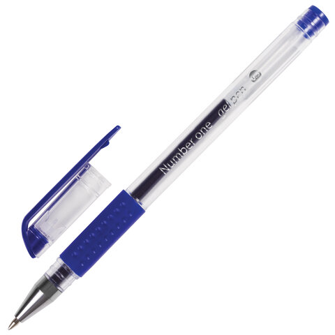 Ручка гел синяя  BRAUBERG 0.5мм 141193/12шт/144 (Ф*), код: у7657