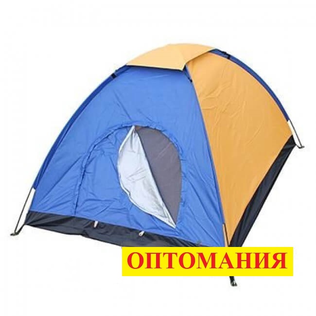 Палатка турист 2х1,5х1,1м 3-мест однослой 8034 CY (Ф*), код: т6273