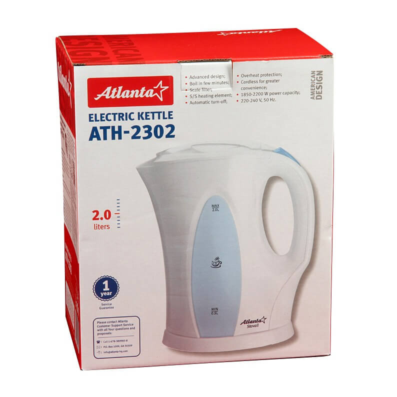 Чайник электрич. ATLANTA ATH-2302 (Ф*), код: т5899