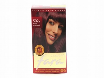 Краска для волос Fara Classic 502А темно-рубиновый, код: у3122