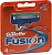 Кассеты сменные для бритья GiIIette Fusion 4 шт, код: т9124