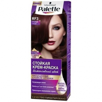 Краска для волос Palette RF3 Красный гранат, код: Р3839
